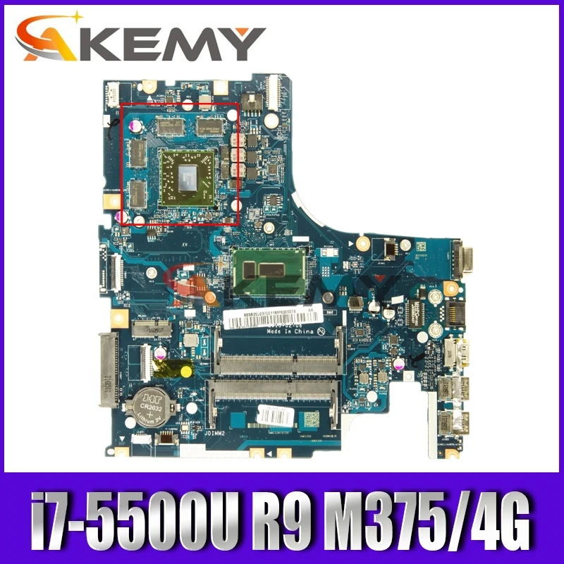 SAMXINNO For Lenovo Z51-70 AIWZ0/Z1 LA-C282P Laotop Mainboard LA-C282P Motherboard with i7-5500U CPU Radeon R9 M375/4G test OK
SAMXINNO For Lenovo Z51-70 AIWZ0/Z1 LA-C282P Laotop Mainboard LA-C282P Motherboard with i7-5500U CPU Radeon R9 M375/4G test OK