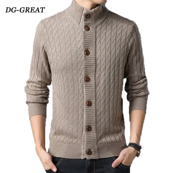 2019 New Cardigans Men Young Middle-aged Outerwear Casual Handsome Sweater Men's Stand-up Collar Solid Color Coat Men
2019 New Cardigans Men Young Middle-aged Outerwear Casual Handsome Sweater Men's Stand-up Collar Solid Color Coat Men
