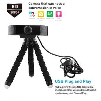 Webcam 1080P Full HD webcam for Video Meeting/Youtube Web Camera built-in microphone with tripod for Laptop PC Computer
Webcam 1080P Full HD webcam for Video Meeting/Youtube Web Camera built-in microphone with tripod for Laptop PC Computer