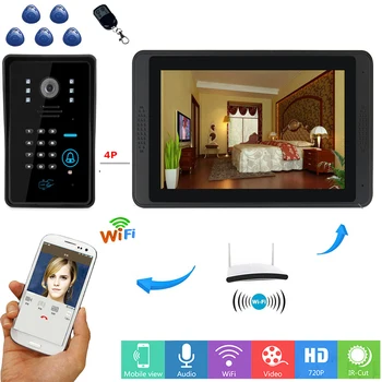 Yobang Security RFID Password Camera Intercom 7 Inch Monitor Wifi Wireless Video Door Phone Doorbell Video Intercom System
Yobang Security RFID Password Camera Intercom 7 Inch Monitor Wifi Wireless Video Door Phone Doorbell Video Intercom System