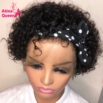 Short Pixie Cut Curly Bob Wig Pre plucked 13x4 Frontal Wig Glueless 4x4 Lace Closure Human Hair Wigs for Black Women
Short Pixie Cut Curly Bob Wig Pre plucked 13x4 Frontal Wig Glueless 4x4 Lace Closure Human Hair Wigs for Black Women