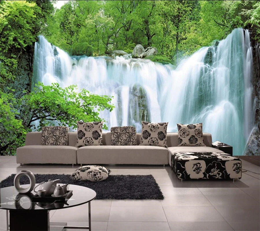 beibehang Custom wallpaper 3D murals scenery alpine flowing waterfall large wallpaper murals TV background wall office wallpaper
beibehang Custom wallpaper 3D murals scenery alpine flowing waterfall large wallpaper murals TV background wall office wallpaper