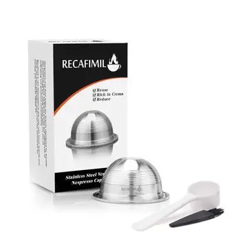 Stainless Steel Coffee Capsule Filter Coffee Cup Set for Vertuolline Delonghi Coffee Filter Dripper Tamper
Stainless Steel Coffee Capsule Filter Coffee Cup Set for Vertuolline Delonghi Coffee Filter Dripper Tamper