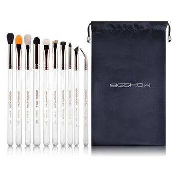 

Makeup Brush Set Eyeshadow Professional Eigshow 10Pcs Rose Gold Eye Shadow Eyeliner Eyelid Blender Eyebrow Make-Up Brushes