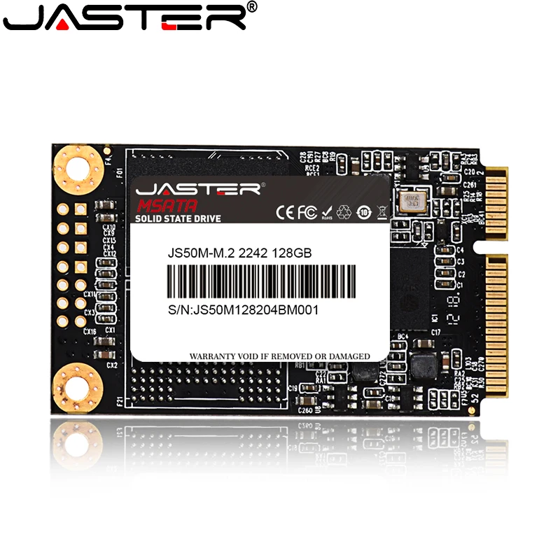 Фото JASTER JS50M SSD mSATA твердотельный диск SATA III ssd 128 Гб 256 ГБ Внутренний жесткий для ноутбука