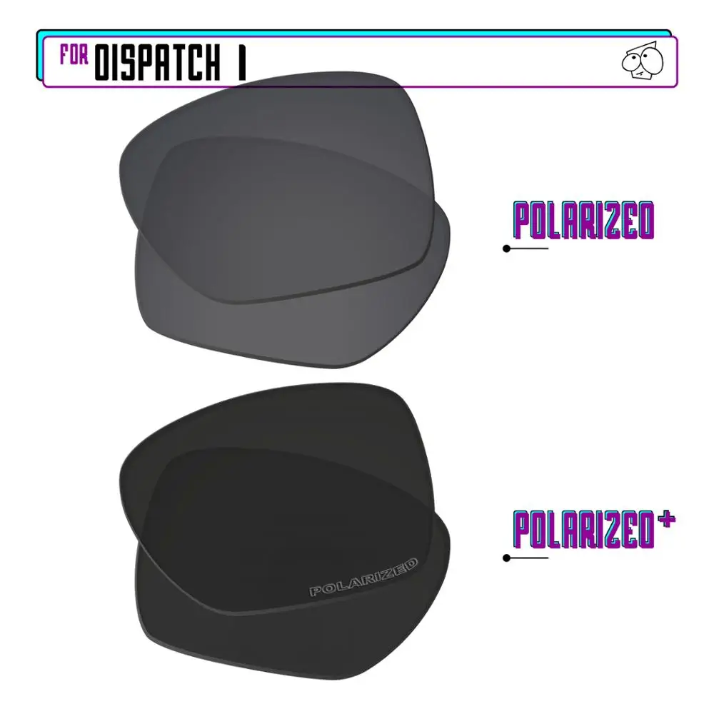 EZReplace Polarized Replacement Lenses for - Oakley Dispatch 1 Sunglasses - BlackP Plus-BlackIRP
EZReplace Polarized Replacement Lenses for - Oakley Dispatch 1 Sunglasses - BlackP Plus-BlackIRP