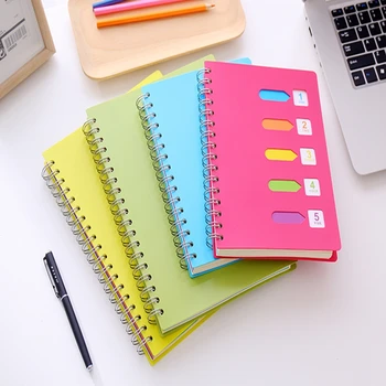 Multifunctional Notebook color spiral rollover PP office classification notebook stationery notebook Stationery School Supplies
Multifunctional Notebook color spiral rollover PP office classification notebook stationery notebook Stationery School Supplies