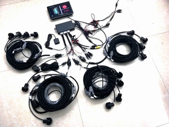 24V 7inch monitor vehicle anti-collision sensor detection system front 4 left 4 right 4 rear 4 16 sensors new arrival
24V 7inch monitor vehicle anti-collision sensor detection system front 4 left 4 right 4 rear 4 16 sensors new arrival