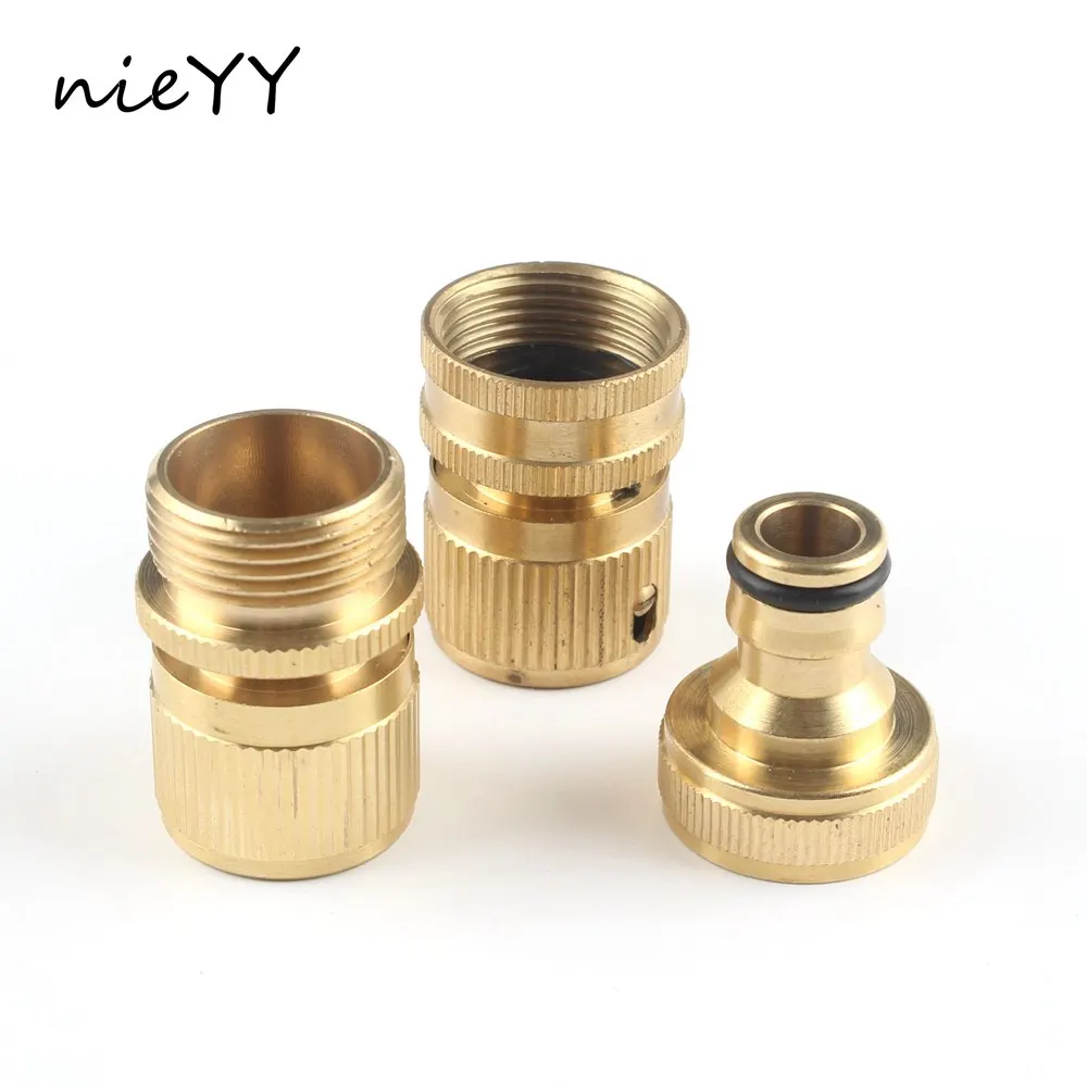 Copper 3/4 Threaded Insert Quick Connector Thread Adapter Garden Water Connectors Air Gun Garden Water Gun Wash Car Connector
Copper 3/4 Threaded Insert Quick Connector Thread Adapter Garden Water Connectors Air Gun Garden Water Gun Wash Car Connector