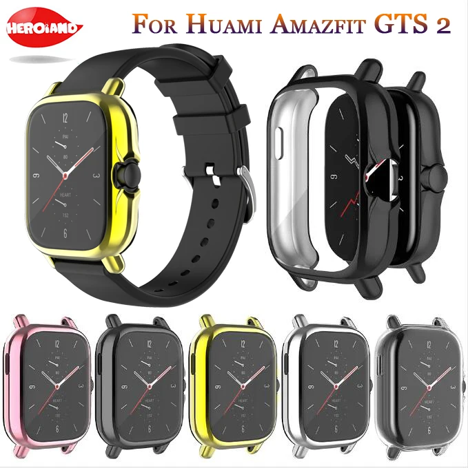 Full Screen Protective Case Cover For Huami Amazfit GTS 2 Watch Protective Shell Plating Soft TPU Bumper For Amazfit GTS2 Case
Full Screen Protective Case Cover For Huami Amazfit GTS 2 Watch Protective Shell Plating Soft TPU Bumper For Amazfit GTS2 Case