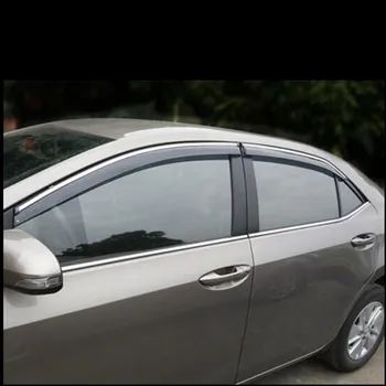 Car window visor deflector rain guard chrome trim vent sun shade deflectors 4pcs for Toyota Corolla 2003-2019
Car window visor deflector rain guard chrome trim vent sun shade deflectors 4pcs for Toyota Corolla 2003-2019