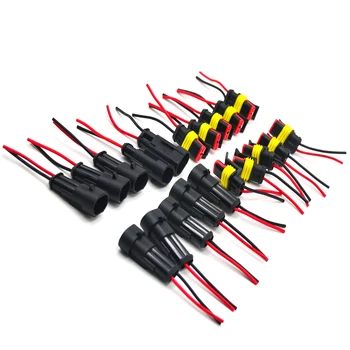 Male Female Electrical Connectors Sets 2-Way with Wire Small Caring Personal Cars Accessories for Car Marine Scooter
Male Female Electrical Connectors Sets 2-Way with Wire Small Caring Personal Cars Accessories for Car Marine Scooter