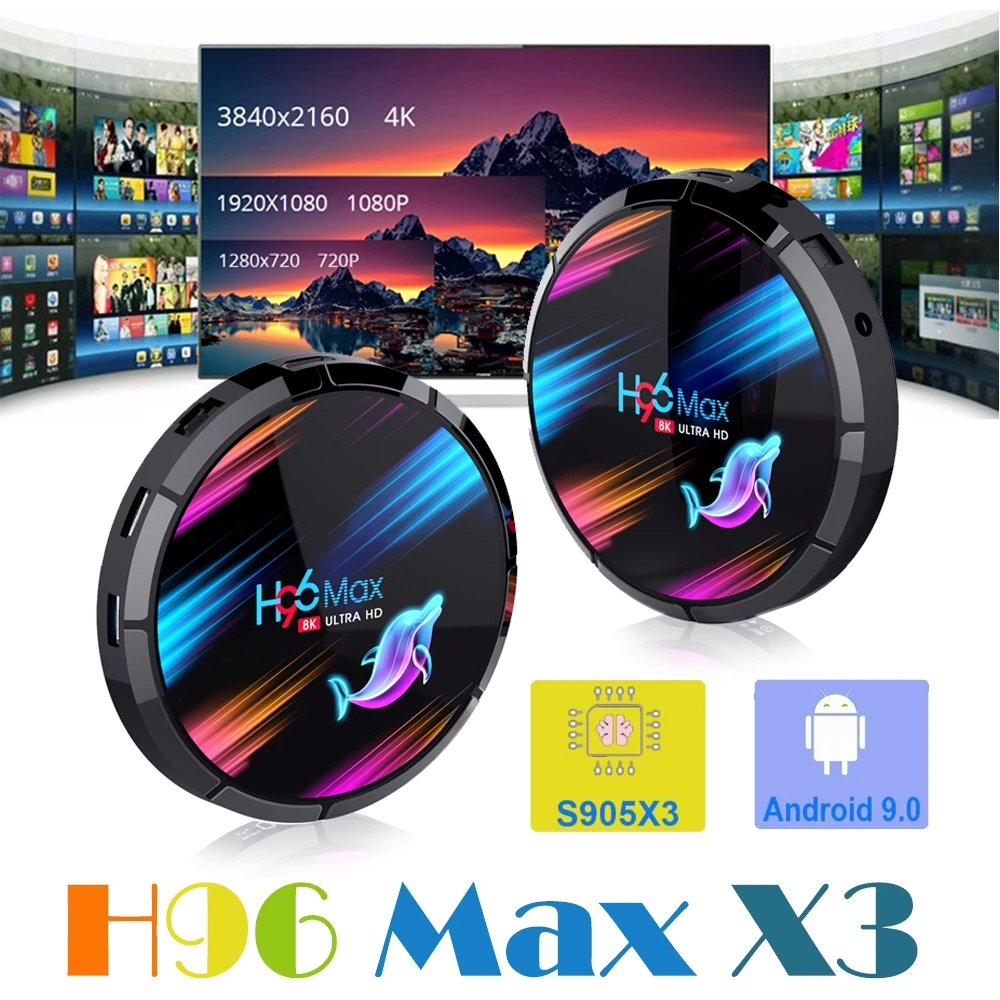H96 Max X3 S905X3 Smart TV Box Android 9.0 top box Media player 5G Dual Band Wifi H96Max 4G 32G/64G 4K HDR max Box LED Display
H96 Max X3 S905X3 Smart TV Box Android 9.0 top box Media player 5G Dual Band Wifi H96Max 4G 32G/64G 4K HDR max Box LED Display
