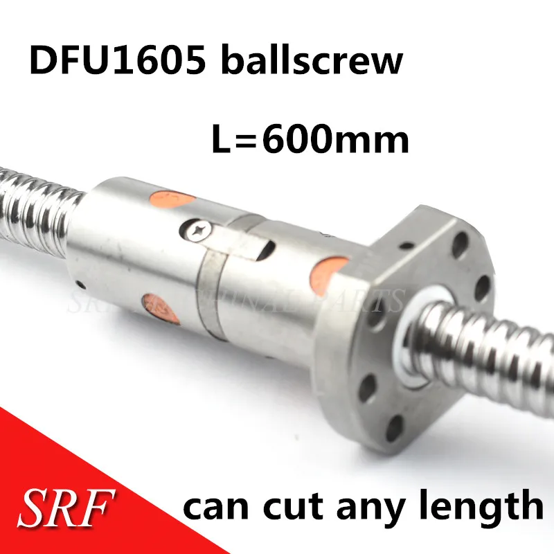 16mm Dia Ballscrew RM1605 set:1pcs 1605 Rolled ball screw L=600mm C7 +1pcs Double Ball nut
16mm Dia Ballscrew RM1605 set:1pcs 1605 Rolled ball screw L=600mm C7 +1pcs Double Ball nut