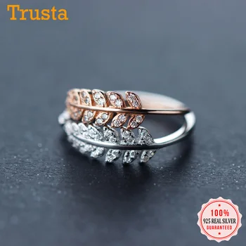 Trustdavis 100% 925 Sterling Silver Fashion Leaves CZ Opening Finger Ring For Women Wedding Anniversary S925 Ring Jewelry DS958
Trustdavis 100% 925 Sterling Silver Fashion Leaves CZ Opening Finger Ring For Women Wedding Anniversary S925 Ring Jewelry DS958