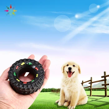 Interactive Dog Pet Entertainment Toy Pet Dog Toys Tire Shape Pet Dog Toy Puppy Cat Chews Squeaky Rubber Toys Tire Pet Toys TLS
Interactive Dog Pet Entertainment Toy Pet Dog Toys Tire Shape Pet Dog Toy Puppy Cat Chews Squeaky Rubber Toys Tire Pet Toys TLS