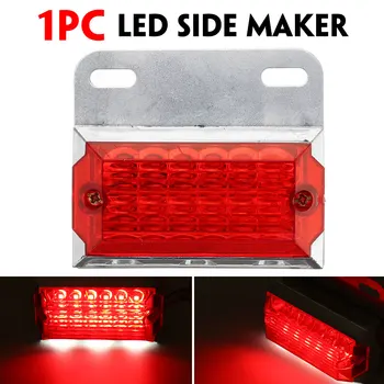24V 15 LED Side Marker Lights Car External Lights Squarde Warning Tail Light Signal Lamps Auto Trailer Truck Lorry Red
24V 15 LED Side Marker Lights Car External Lights Squarde Warning Tail Light Signal Lamps Auto Trailer Truck Lorry Red