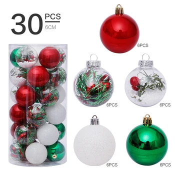 30Pcs 6cm/2.36'' Mixed Christmas Balls Ornaments Shatterproof Christmas Decorations Tree Balls For Holiday Party Decoration
30Pcs 6cm/2.36'' Mixed Christmas Balls Ornaments Shatterproof Christmas Decorations Tree Balls For Holiday Party Decoration
