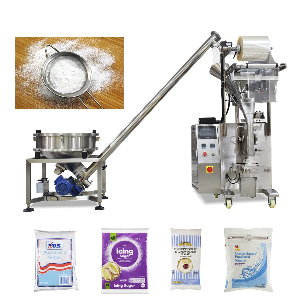 Low Cost Full Automatic Sugar Powder Type Vertical Form Fill Seal Machine With Auger Lifter
Low Cost Full Automatic Sugar Powder Type Vertical Form Fill Seal Machine With Auger Lifter