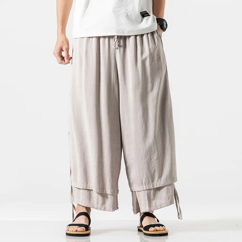 2019 Cotton Linen Thin Loose Casual Capri Pants Loose Pants Retro Awareness Dance Culottes Bell-bottom Pants MEN'S Trousers
2019 Cotton Linen Thin Loose Casual Capri Pants Loose Pants Retro Awareness Dance Culottes Bell-bottom Pants MEN'S Trousers