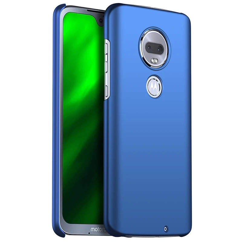 For Moto One power G7 Power G5 G6 G5S C Plus Slim Colorful Rubber Frosted Matte Plastic PC Case For Motorola Z4 Z2 Z3 E5 G7 Play (3)