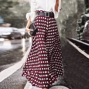 Elegant Polka Dot Printed Skirts Women's Casual Vetidos 2020 ZANZEA Casual Zip Maxi Skirts Female High Waist Robe Plus Size 5XL
Elegant Polka Dot Printed Skirts Women's Casual Vetidos 2020 ZANZEA Casual Zip Maxi Skirts Female High Waist Robe Plus Size 5XL