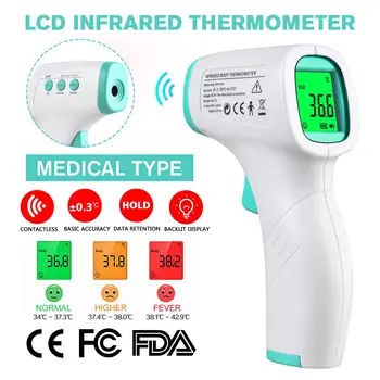 Multifunction Baby/Adult Digital Termometer Infrared Forehead Body Thermometer Gun Non-contact Temperature Measurement Device
Multifunction Baby/Adult Digital Termometer Infrared Forehead Body Thermometer Gun Non-contact Temperature Measurement Device