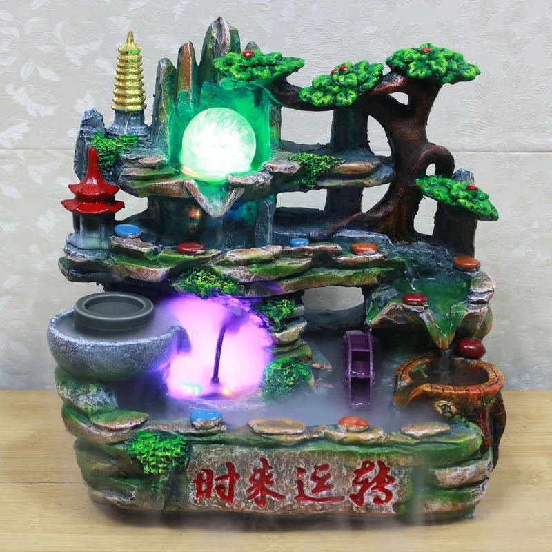 Feng Shui Turns Water Decoration Living Room Desktop Atomized Water Feature Art Humidifier Fountain Comes To Work
Feng Shui Turns Water Decoration Living Room Desktop Atomized Water Feature Art Humidifier Fountain Comes To Work