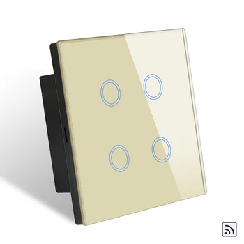 NEW ARRIVAL Smart Home System 4 gang 1way luxury wall switch 110-240v,waterproof Crystal Glass Switch 600W,RF 433mhz no remote
NEW ARRIVAL Smart Home System 4 gang 1way luxury wall switch 110-240v,waterproof Crystal Glass Switch 600W,RF 433mhz no remote