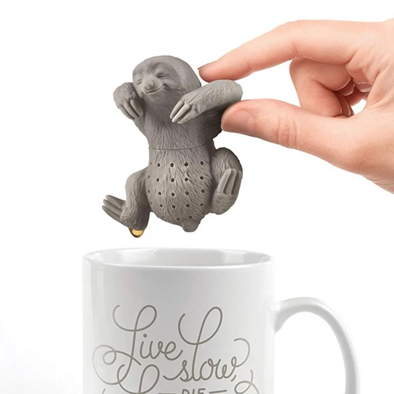 Sloth Tea Infuser Tea Strainers Reusable Loose Leaf Strainer Filter Tea Ball Maker Steeper Teaware Kitchen Tools
Sloth Tea Infuser Tea Strainers Reusable Loose Leaf Strainer Filter Tea Ball Maker Steeper Teaware Kitchen Tools