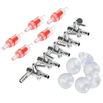 Uniclife 5-Way Aquarium Air Flow Control Lever Valve Distributor Splitter Pump Accessories Set with Check Valves 6 Suction Cup
Uniclife 5-Way Aquarium Air Flow Control Lever Valve Distributor Splitter Pump Accessories Set with Check Valves 6 Suction Cup