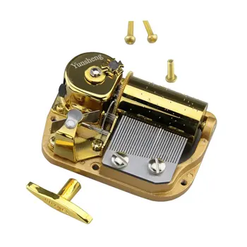 Yunsheng 30 Note Windup Gold Plating Clockwork Mechanism DIY Musical Movement
Yunsheng 30 Note Windup Gold Plating Clockwork Mechanism DIY Musical Movement