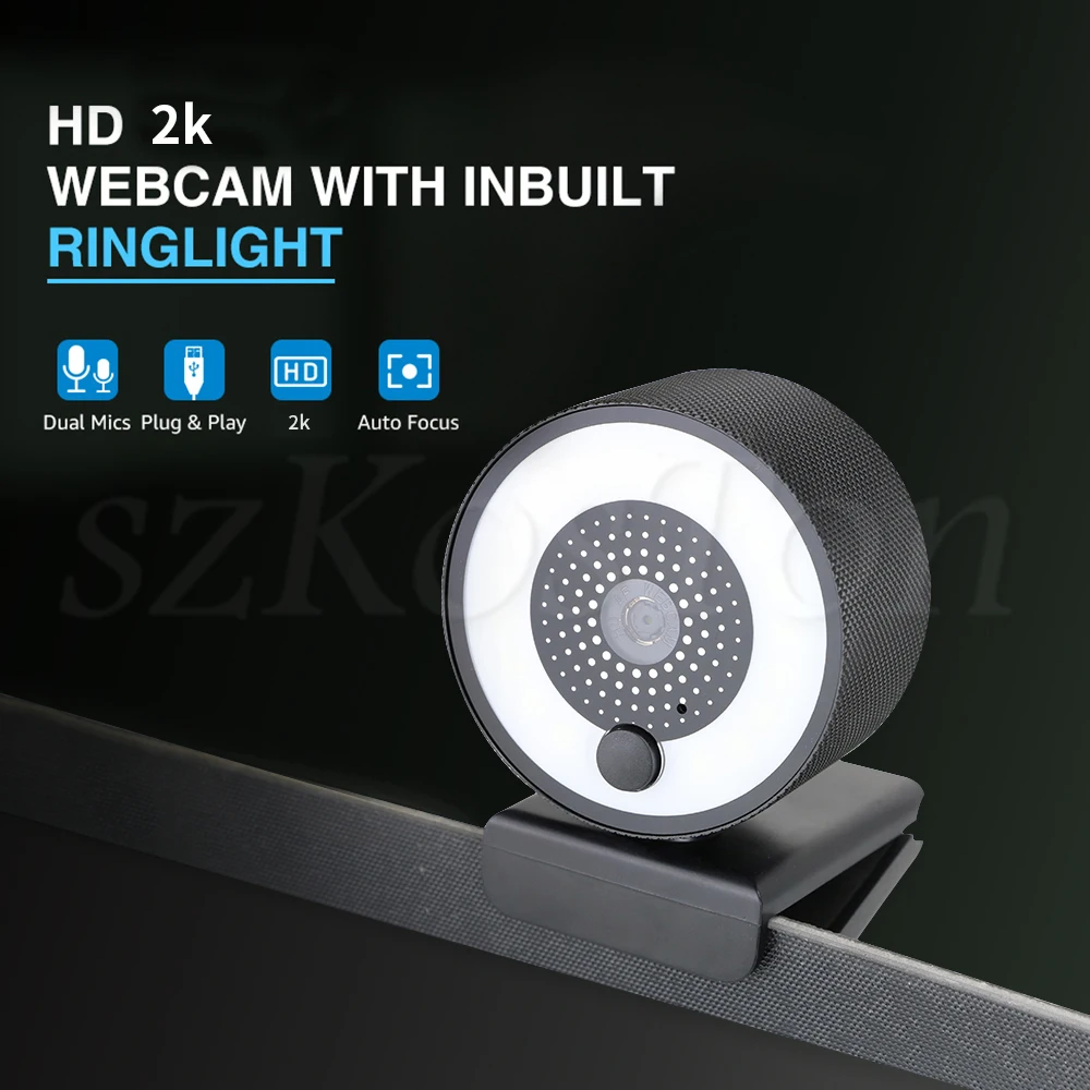 Autofocus HD Webcam 1080P 2K USB Web Camera for PC Laptop Desktop Computer with Microphone Ring light Tripod web cam for Steam
Autofocus HD Webcam 1080P 2K USB Web Camera for PC Laptop Desktop Computer with Microphone Ring light Tripod web cam for Steam