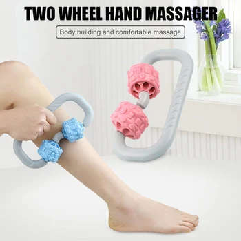 2 Wheel Trigger Point Massage Roller Muscle Relaxer Arm Leg Neck Muscle Tissue for Fitness Gym Yoga Pilates Sports
2 Wheel Trigger Point Massage Roller Muscle Relaxer Arm Leg Neck Muscle Tissue for Fitness Gym Yoga Pilates Sports