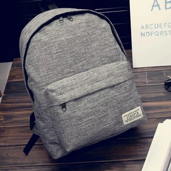 Fashion Men Backpacks Adjustable Shoulder Straps Leisure Solid Color Canvas Wear Resistant Simple Student Backpack 40*30*16CM
Fashion Men Backpacks Adjustable Shoulder Straps Leisure Solid Color Canvas Wear Resistant Simple Student Backpack 40*30*16CM