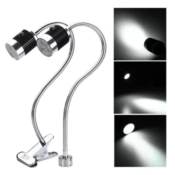 110-220V Plastic Metal LED Machine Working Light 6W Gooseneck Magnetic Base Switch Lamp Black Silver Machine Tool Lamp
110-220V Plastic Metal LED Machine Working Light 6W Gooseneck Magnetic Base Switch Lamp Black Silver Machine Tool Lamp