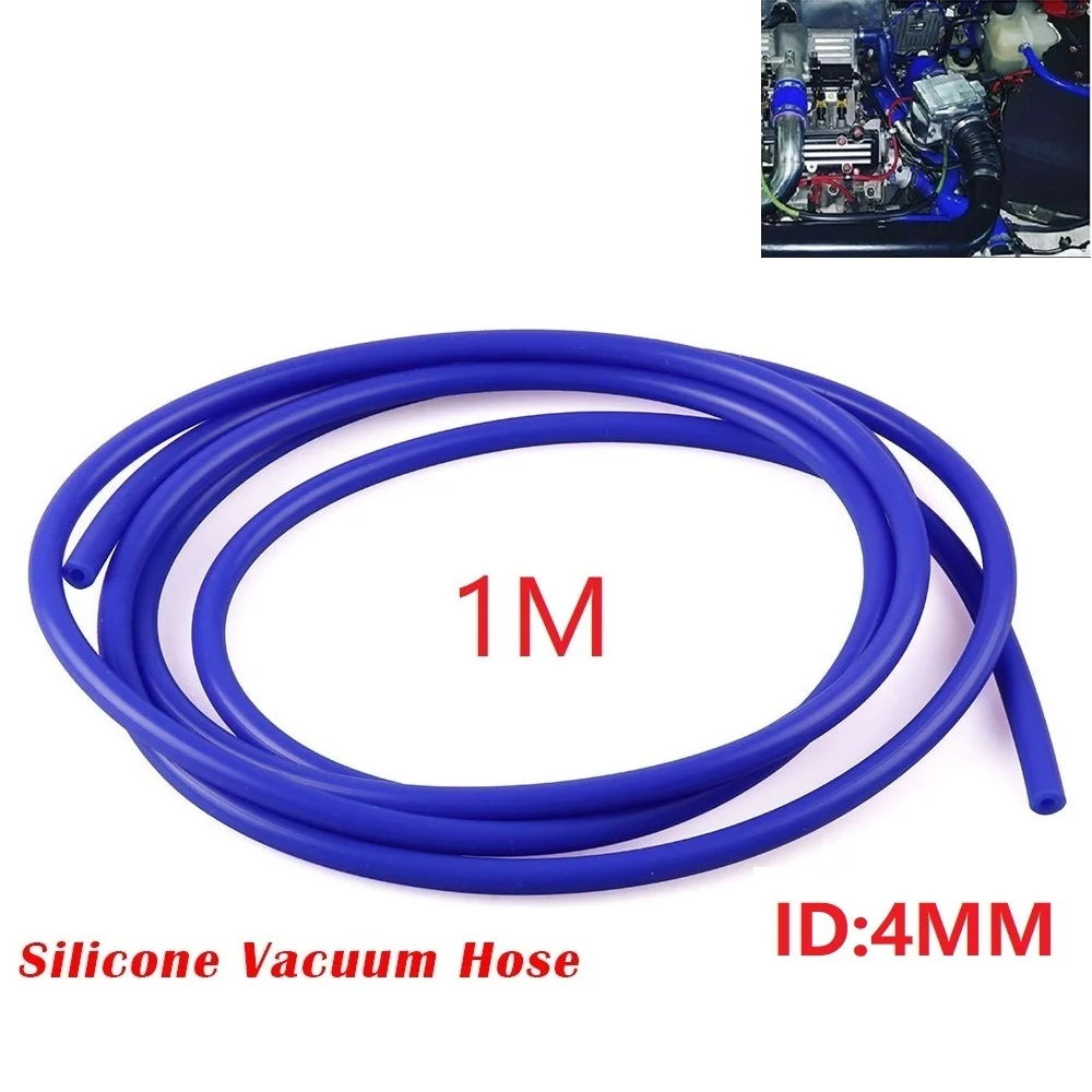 

Universal 1m Silicone Vacuum Tube Coolant Hose Silicone Tubing Intercooler Pipe ID 3MM 4mm