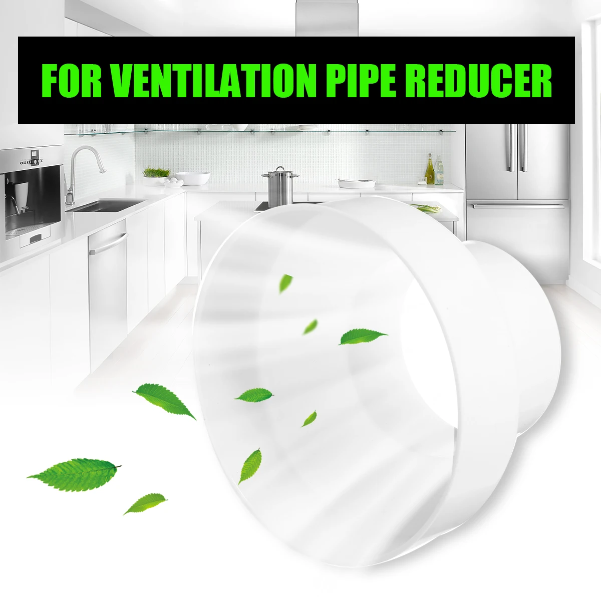Round ABS Ventilation Pipe Reducer White Head Pipeline Joint / Adapter PVC Pipe Connector Fitting Size 150mm to 100mm
Round ABS Ventilation Pipe Reducer White Head Pipeline Joint / Adapter PVC Pipe Connector Fitting Size 150mm to 100mm