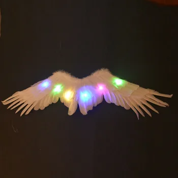 Glow Light Up LED Wings Props White Feather Angel Wing Wedding Rave Birthday Party Halloween Home Decorations
Glow Light Up LED Wings Props White Feather Angel Wing Wedding Rave Birthday Party Halloween Home Decorations