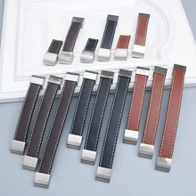 128mm Leather Handles Furniture Door Knobs Kitchen Cabinet Handles Hardware Modern Home Wardrobe Drawer Pulls Furniture Handles 
128mm Leather Handles Furniture Door Knobs Kitchen Cabinet Handles Hardware Modern Home Wardrobe Drawer Pulls Furniture Handles