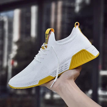 Men's Shoes 2019 Summer Breathable Mesh Shoes Trend Fly Weaving Comfort Wild Casual Sports Gym Light Running Shoes Men Sneakers
Men's Shoes 2019 Summer Breathable Mesh Shoes Trend Fly Weaving Comfort Wild Casual Sports Gym Light Running Shoes Men Sneakers