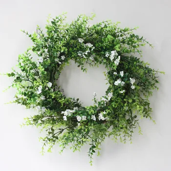 1PC Artificial Flowers Green Plants Rattan Wreath Wall Hanging Decor Door Simulation Flower Garland Wedding Home Decoration
1PC Artificial Flowers Green Plants Rattan Wreath Wall Hanging Decor Door Simulation Flower Garland Wedding Home Decoration