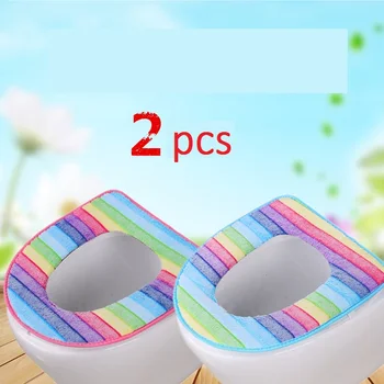 2 Pcs/set Universal Soft Toilet Seat Case Washable Lid Top Cover Pad Warmer Closestool Case Soft Toilet Cover For Bathroom Decor
2 Pcs/set Universal Soft Toilet Seat Case Washable Lid Top Cover Pad Warmer Closestool Case Soft Toilet Cover For Bathroom Decor