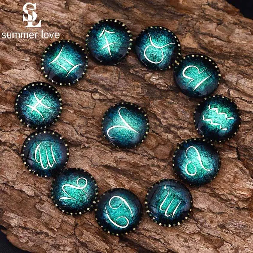20PCS/Lot 12 Constellation Round Photo Glass Cabochon Demo for Handmade Jewelry Making DIY Findings 16mm 18mm 20mm Can Custom
20PCS/Lot 12 Constellation Round Photo Glass Cabochon Demo for Handmade Jewelry Making DIY Findings 16mm 18mm 20mm Can Custom