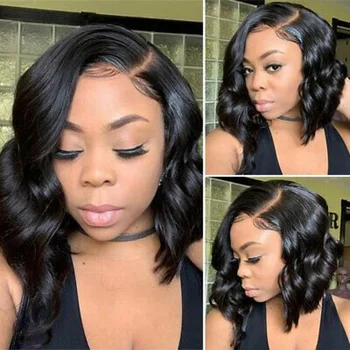 Lace Front Human Hair Wigs Brazilian Natural Wave Wig For Black Women 150% Density Pre Plucked Short Bob Lace Front Wig Remy
Lace Front Human Hair Wigs Brazilian Natural Wave Wig For Black Women 150% Density Pre Plucked Short Bob Lace Front Wig Remy