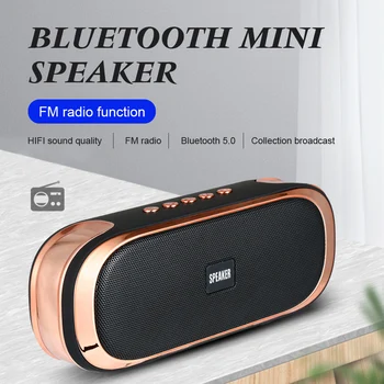 Bluetooth Mini Speaker Dual Driver Rechargeable Speaker FM Radio 3H-5H Music Time Hands-Free Calling Suppot TF Card
Bluetooth Mini Speaker Dual Driver Rechargeable Speaker FM Radio 3H-5H Music Time Hands-Free Calling Suppot TF Card