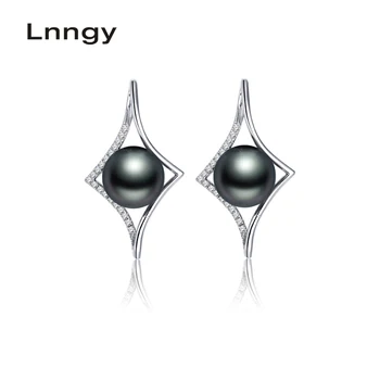 AINUOSHI Women 9mm Round Pearl Earring Natural Clutured Black Pearl High Quality Pearl Engagement Wedding Women Drop Earring
AINUOSHI Women 9mm Round Pearl Earring Natural Clutured Black Pearl High Quality Pearl Engagement Wedding Women Drop Earring