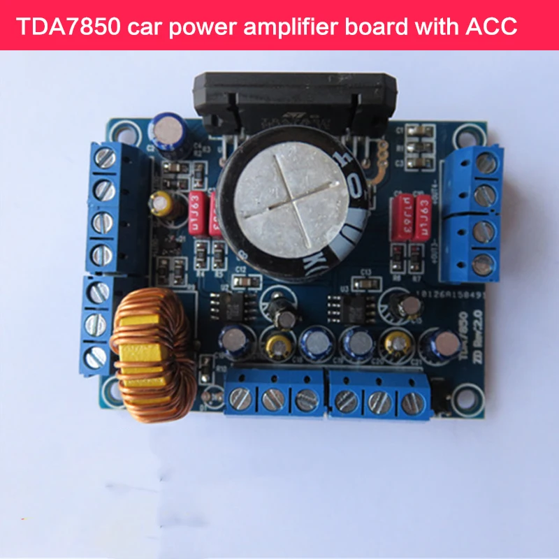 DC8-12V DIY Car Computer Accessories TDA7850 Power Amplifier Board BA3121 Noise Reduction ACC Function Control Fever Grade
DC8-12V DIY Car Computer Accessories TDA7850 Power Amplifier Board BA3121 Noise Reduction ACC Function Control Fever Grade