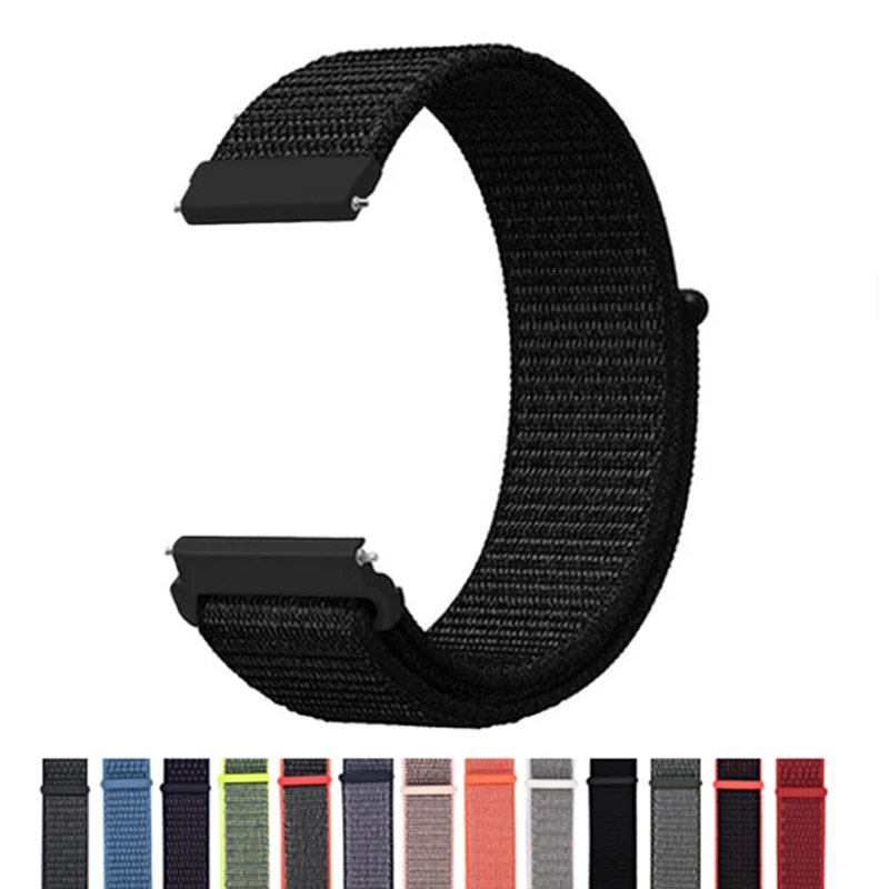 

18MM 20MM 22MM Nylon Wrist Strap For Garmin Vivoactive4s vivoavtive 4s Smart Watch Band Straps For Vivoactive 4 3 active Correa