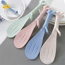 Wheat Straw Cartoon Spoon Can Stand Up Rice Shovel Rice Cooker Rice Spoon Creative Non-stick Rice Spoon
Wheat Straw Cartoon Spoon Can Stand Up Rice Shovel Rice Cooker Rice Spoon Creative Non-stick Rice Spoon